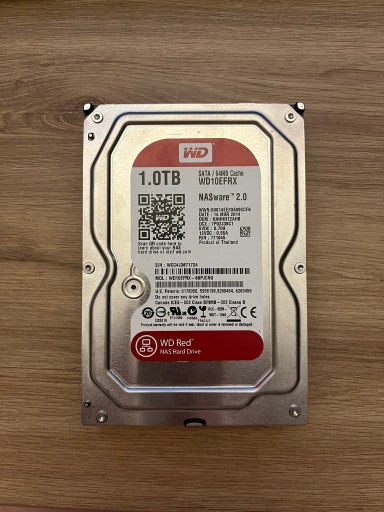 Zdjęcie oferty: Dysk twardy WD Red 1 TB (WD10EFRX)