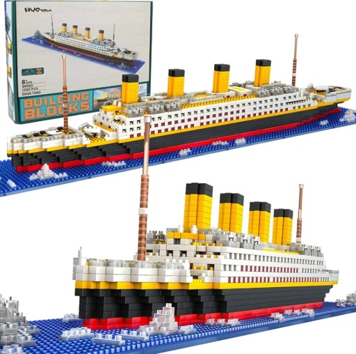 Zdjęcie oferty: Klocki TITANIC Zestaw 1860 szt. Statek DIY