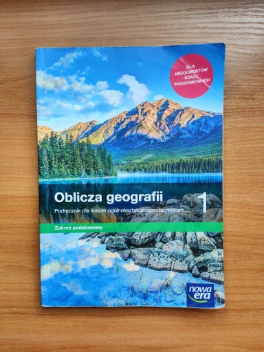 Zdjęcie oferty: Podręcznik "Oblicza geografii 1" - zakres podstawowy