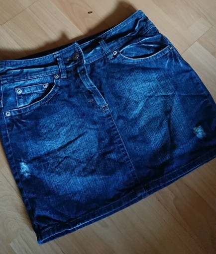 Zdjęcie oferty: Spódniczka jeansowa mini SISLEY 34-36 S-M