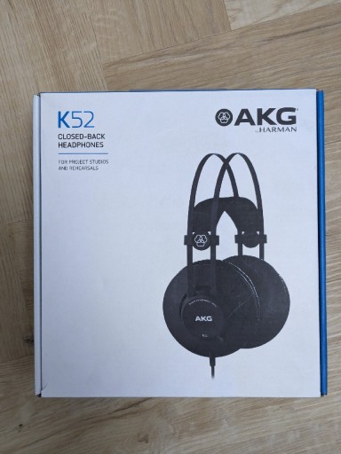 Zdjęcie oferty: AKG K52 Słuchawki nauszne zamknięte