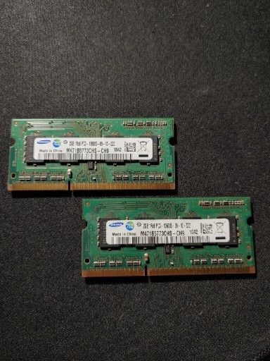 Zdjęcie oferty: RAM 2x2GB 1333Mhz DDR3 SO-DIMM