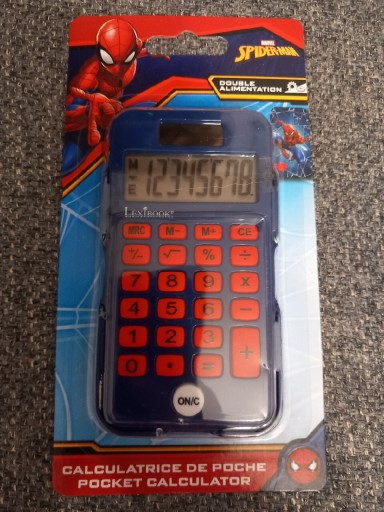 Zdjęcie oferty: Kalkulator Spider-Man Marvel Lexibook 