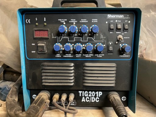 Zdjęcie oferty: SHERMAN TIG 201P AC/DC + butla z reduktorem
