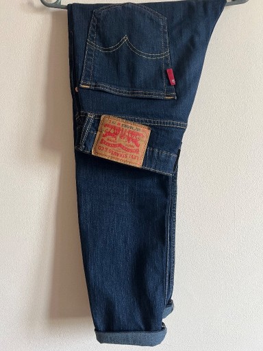 Zdjęcie oferty: Jeansy Levi's 502 Hi-Ball -Ciemnoniebieskie - W28