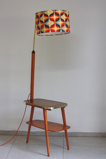 Zdjęcie oferty: Lampa podłogowa ze stolikiem Niemcy lata 60