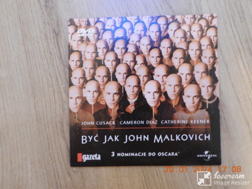 Zdjęcie oferty: Być jak John Malkovich  - Film DVD