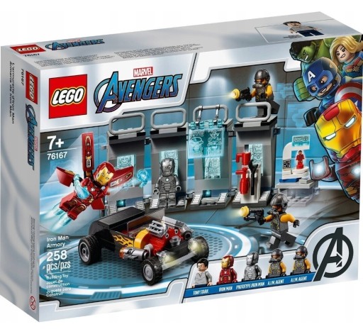 Zdjęcie oferty: LEGO Marvel 76167 - Zbrojownia Iron Mana 