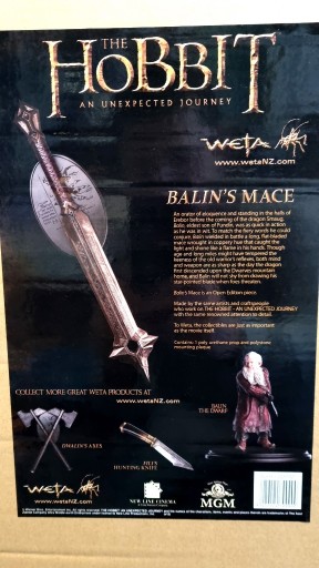 Zdjęcie oferty: Hobbit Balin's Mace / Broń Balina WETA