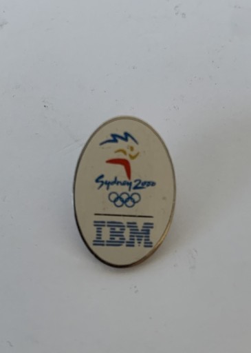Zdjęcie oferty: Oryginalna Przypinka Olimpijska Sydney 2000 IBM