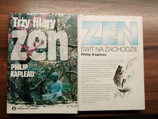 Zdjęcie oferty: Trzy Filary żen + Świt na Zachodzie Philip Kapleau kpl 2 szt
