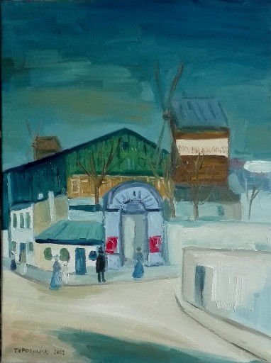Zdjęcie oferty: Moulin de la Galette, 30x40, Paryż, Montmartre