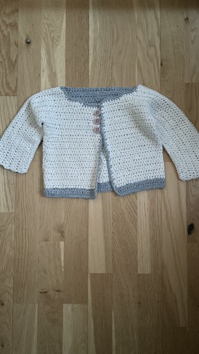 Zdjęcie oferty: Sweterek 6m-12m Bawełna Szydełko