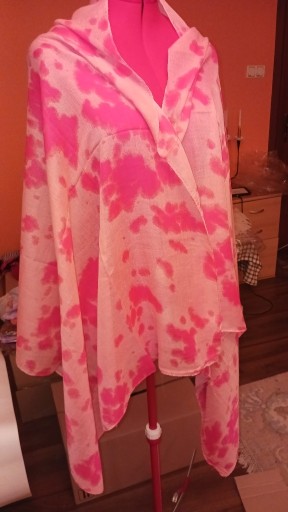 Zdjęcie oferty: Pareo szal 88x180 panterka odcienie pomaranczy