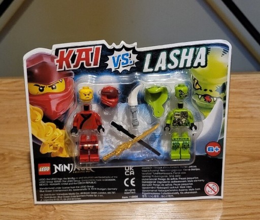 Zdjęcie oferty: Lego Ninjago 112008 Kai vs Lasha blister figurki