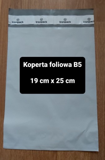 Zdjęcie oferty: Foliopak kurierski B5 19x25cm - 50 szt.