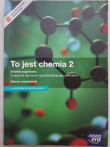 Zdjęcie oferty: To jest chemia 2 zakres rozszerzony + gratis