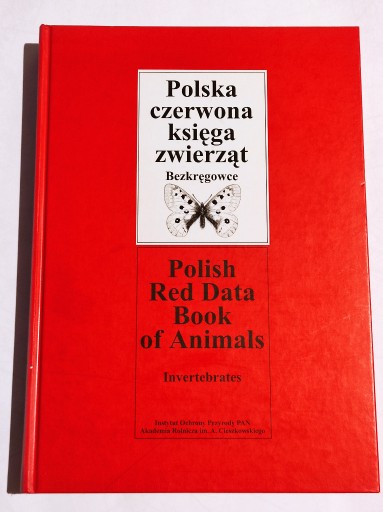 Zdjęcie oferty: Polska czerwona księga zwierząt bezkręgowce