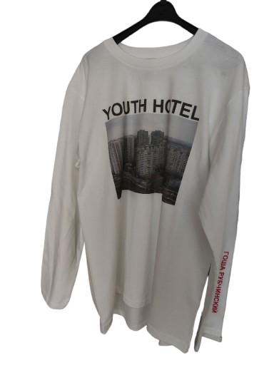 Zdjęcie oferty: Longsleeve Gosha Rubchinskiy r.M biały nowy Hotel 