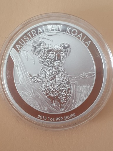 Zdjęcie oferty: Australia 1 dolar Mis Koala 1oz.srebro 2015r.