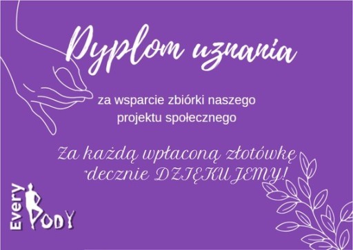 Zdjęcie oferty: Cegiełka na zbiórkę "everyBODY"