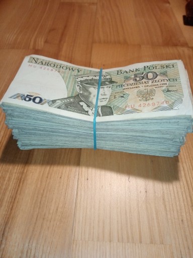 Zdjęcie oferty: 100 sztuk!!! banknotów 50 PLN z PRLu