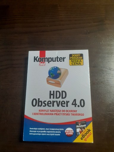 Zdjęcie oferty: Oryginalnie zapakowany program PC HDD Observer 4.0