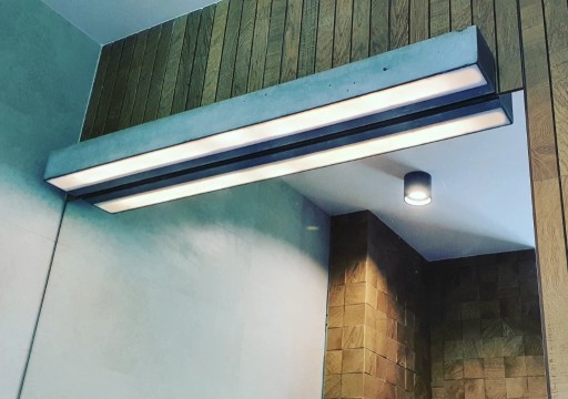 Zdjęcie oferty: Kinkiet ścienny betonowy.Loft style industrial.Oświetlenie grafik.handmade