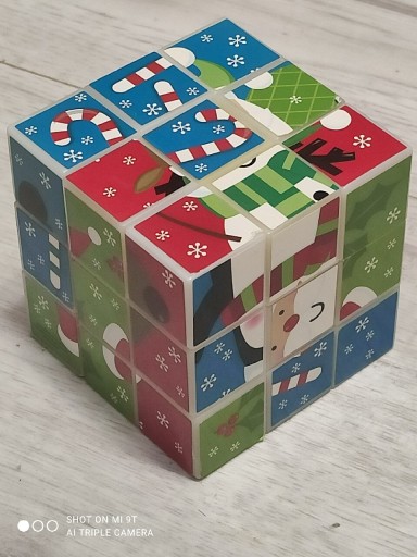 Zdjęcie oferty: Kostka Rubika Święta Boże Narodzenie Mikołajki
