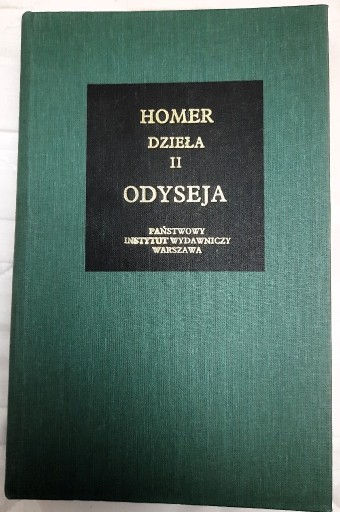 Zdjęcie oferty: Homer Odyseja Dzieła II