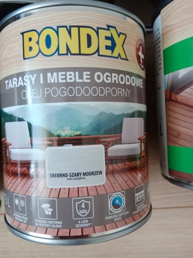 Zdjęcie oferty: Bondex Olej Do Drewna Srebrno-Szary Modrzew PIĘKNY