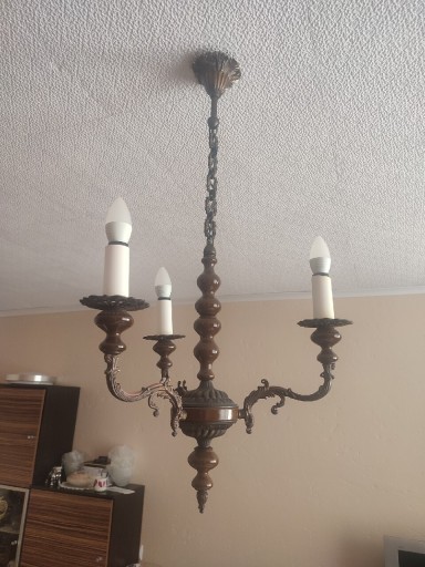 Zdjęcie oferty: Żyrandol, lampa sufitowa wisząca + kinkiet 