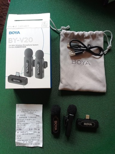 Zdjęcie oferty: Bezprzewodowy mikrofon BOYA BY-V20 Type C Android