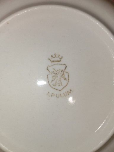 Zdjęcie oferty: Talerzyki i filiżanka Apulum porcelana 