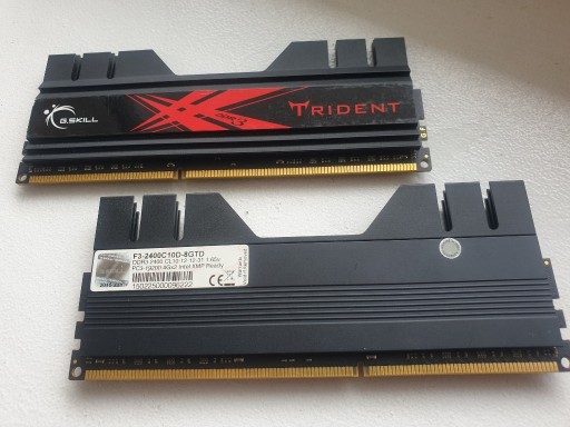 Zdjęcie oferty: Pamięć G.Skill Trident, DDR3, 8 GB, 2400MHz, CL10