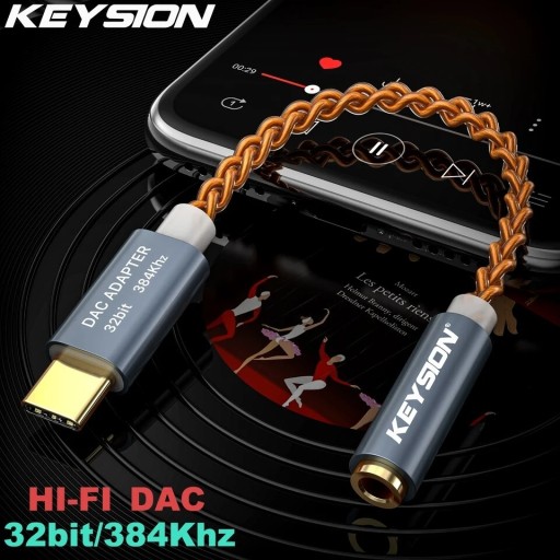 Zdjęcie oferty: Keysion HiFi DAC-AMP Realtek ALC 5686 Szary