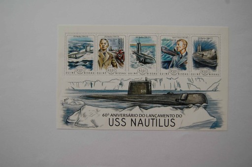 Zdjęcie oferty: Gwinea Bissau Sw 6781-85** USS Nautilius /ms/
