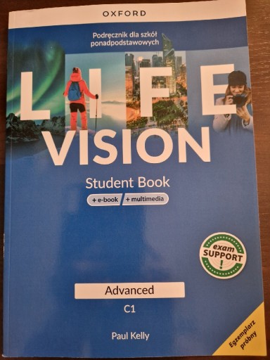 Zdjęcie oferty: LIFE VISION  ADVANCED Student Book