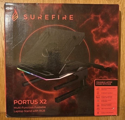 Zdjęcie oferty: Podstawka pod laptopa SUREFIRE Portus X2 nowa
