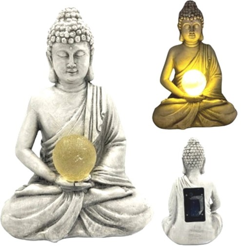 Zdjęcie oferty: Lampa Solarna MEDYTUJĄCY BUDDA