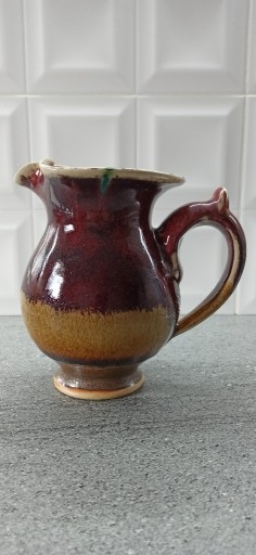 Zdjęcie oferty: Dzbanek ceramiczny kolorowy wazon vintage