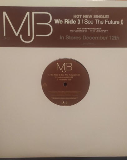 Zdjęcie oferty: Mary J. Blige We Ride (I See The Future) singiel 