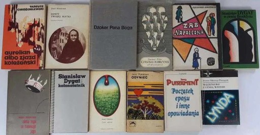 Zdjęcie oferty: Zestaw 12 ks Literatura Ratajczak Dygat Putrament