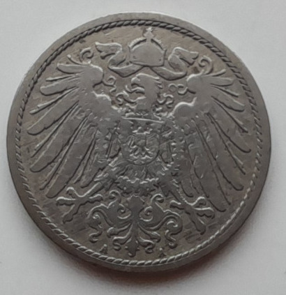 Zdjęcie oferty: Niemcy Cesarstwo Niemieckie 10 fenigów 1890 A