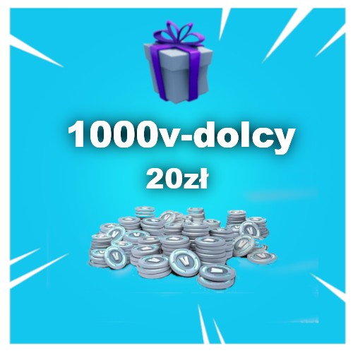 Zdjęcie oferty: 1000 V-dolcy do gry Fortnite