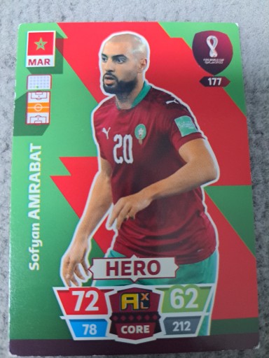 Zdjęcie oferty: FIFA World Cup Qatar 177 Hero Sofiyan Amrabat