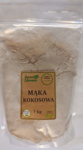 Zdjęcie oferty: Mąka kokosowa, mąka z kokosów 1kg 100% Naturalna.