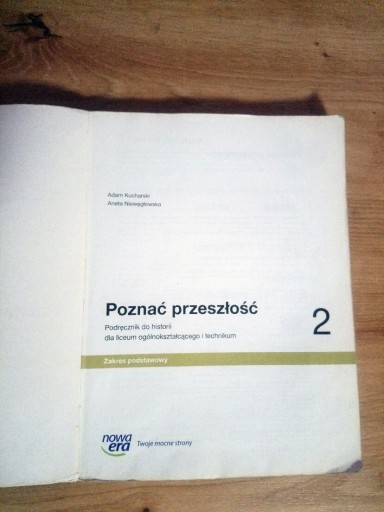 Zdjęcie oferty: Historia do 2 klasy liceum ogólnokształcącego 