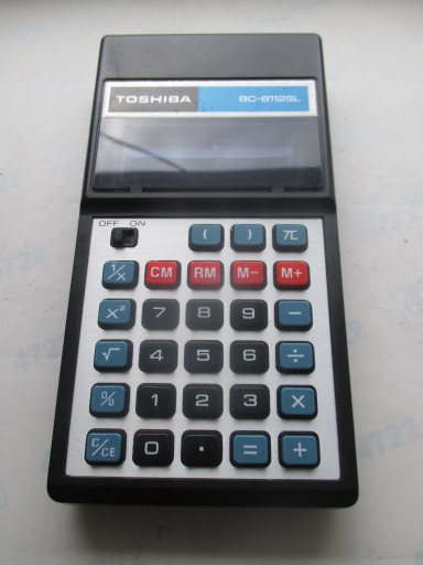 Zdjęcie oferty: Kalkulator Toshiba BC-8112SL 1979 vintige 