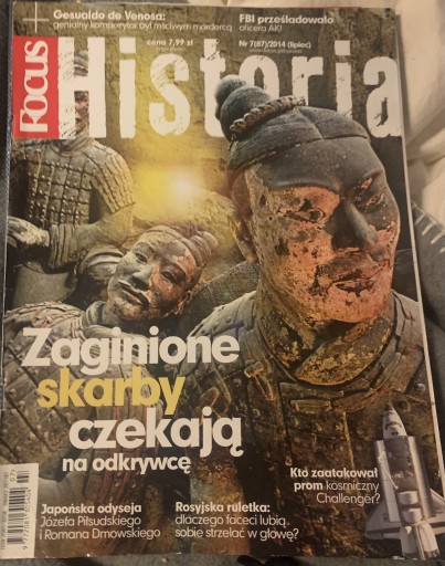 Zdjęcie oferty: Focus Historia 7/2014 Zaginione skarby czekają